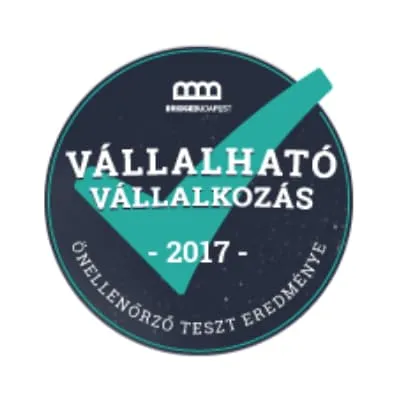 Vállalható vállalkozás badge