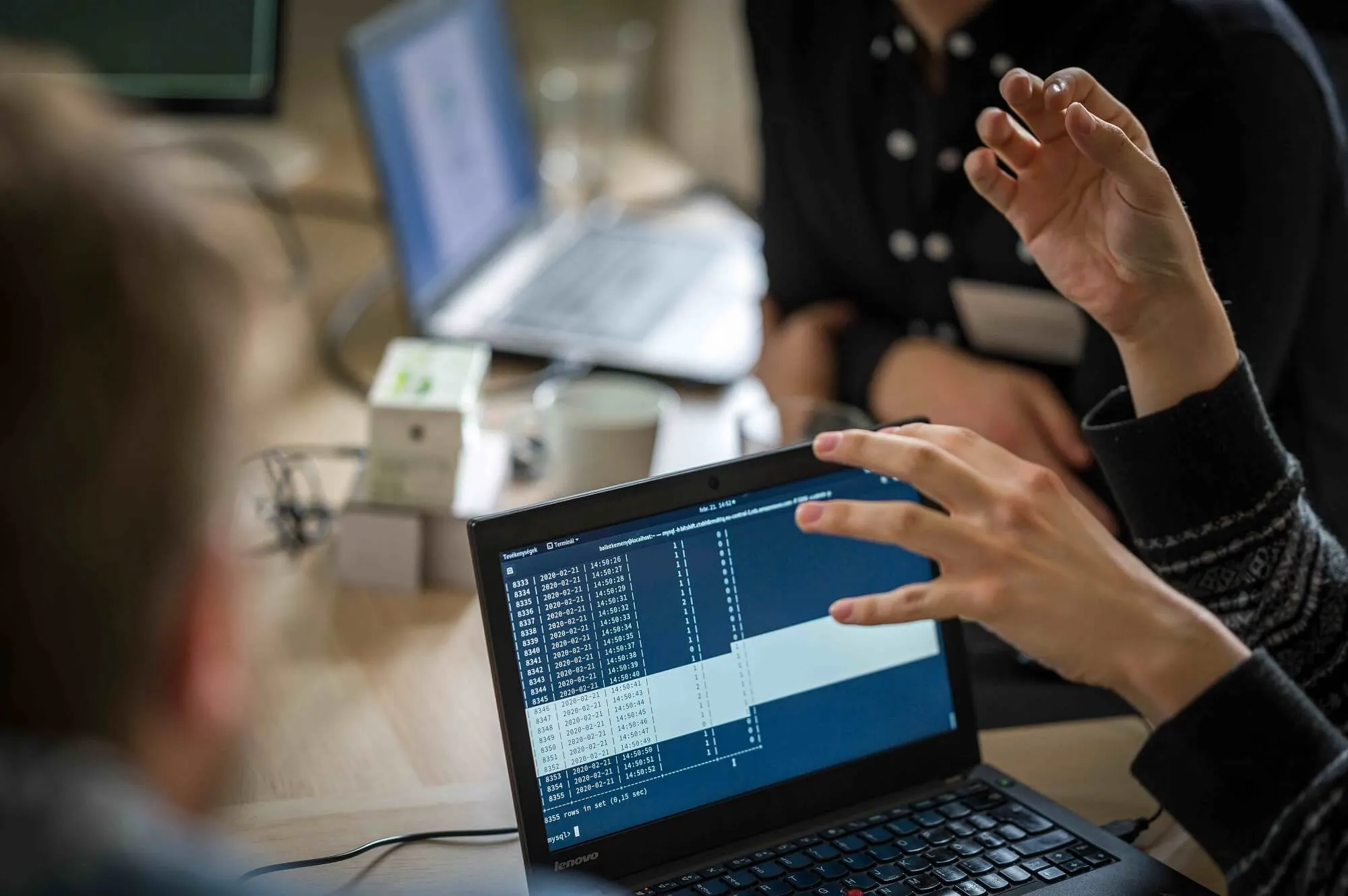 Green Fox Academy coding session